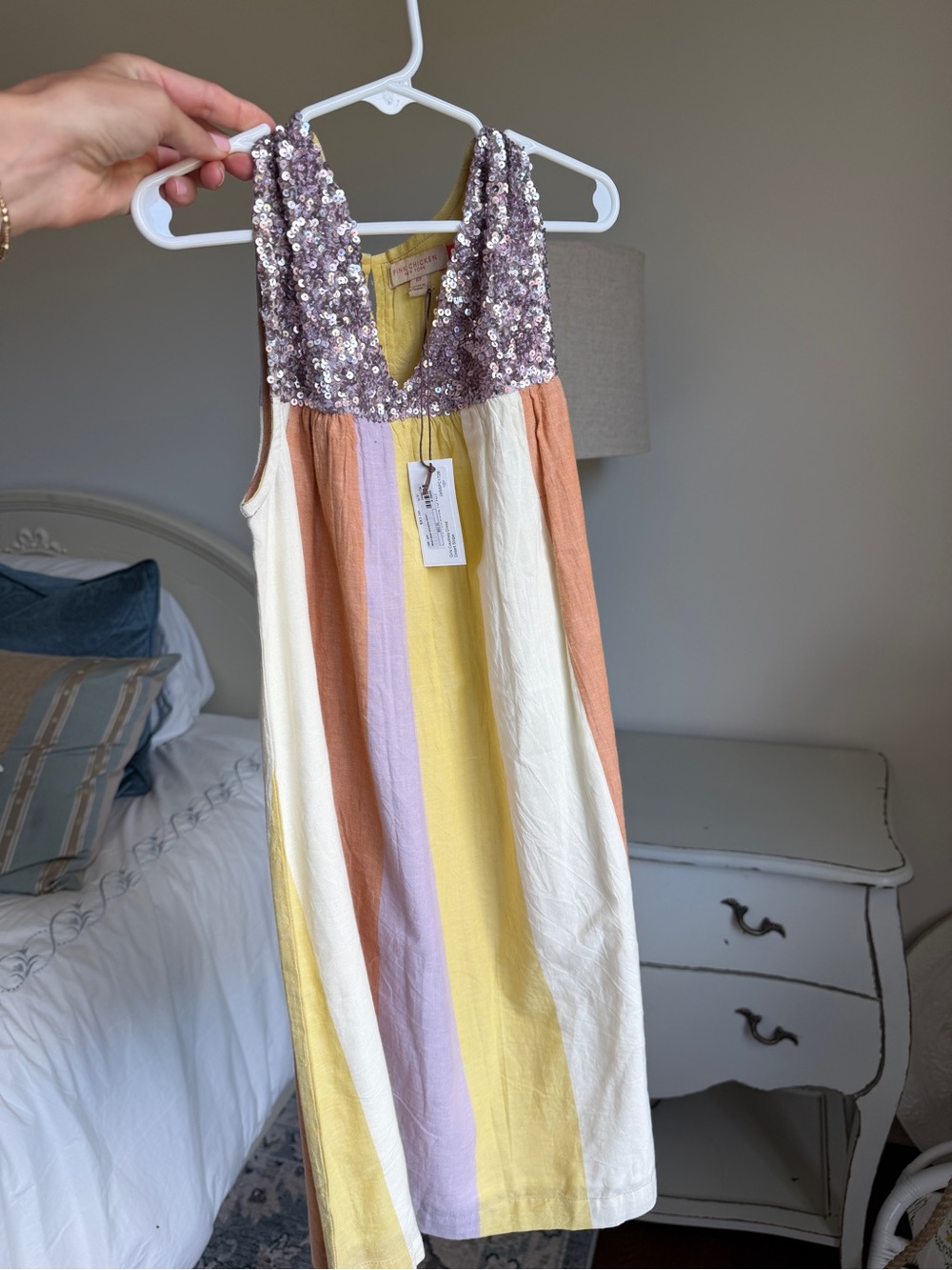 Pink Chicken Girls Courtney Dress with Desert Stripe